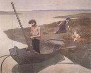 Pierre Puvis de Chavannes The Poor Fisherman (mk09) oil painting picture wholesale